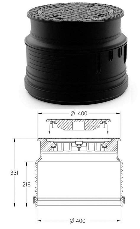 Kunststoff Schachtabdeckung Schachtdeckel Dn Wasserdicht