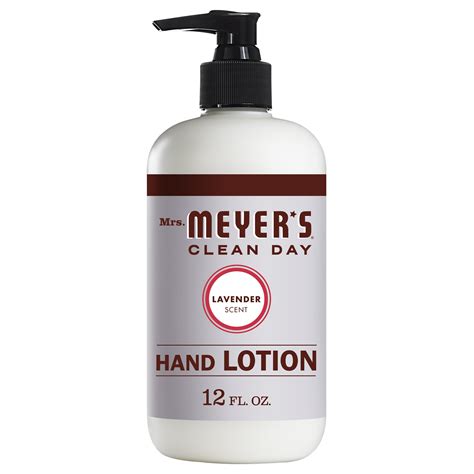 Mrs Meyer S Clean Day Hand Lotion Lavender Scent 12 Ounce Bottle