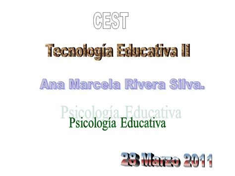 Tecnología Educativa Ii Ppt Descargar