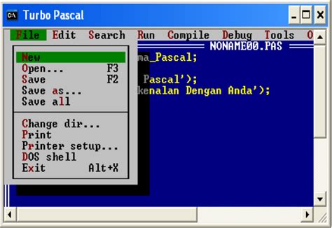 Membuat Program Pascal Pertama Dengan Mudah