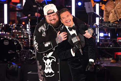 Ryan Seacrest Shares  Of Jelly Roll Hugging And Picking Him Up