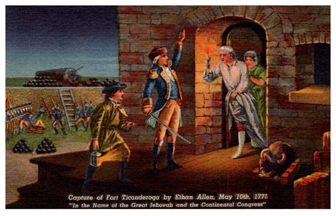 Ethan Allen Captures Fort Ticonderoga