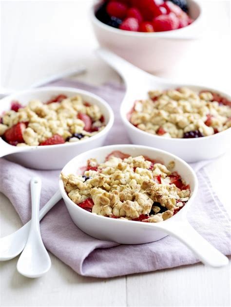 Rood Fruit Met Havermoutcrumble Recept Voedsel Idee N Brunch