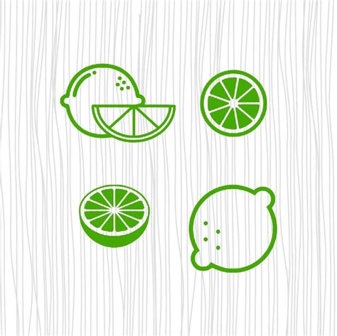 Lime Svg Limes Svg Bundle Lime Clipart Lime Cut File Etsy