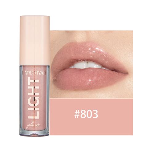 People Collection Style Nude Color Lipstick Mirror Water Gloss