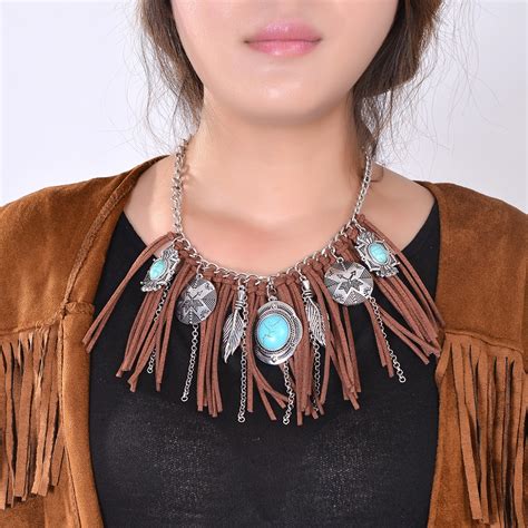 Buy 2018bohemian Western Style Fringe Necklace Jewelry