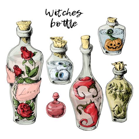 Halloween Potion Bottles Illustrations, Royalty-Free Vector Graphics ...