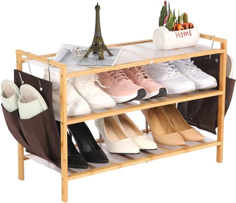 Amazon Nesaila Tier Free Standing Shoe Racks Stackable Shoes