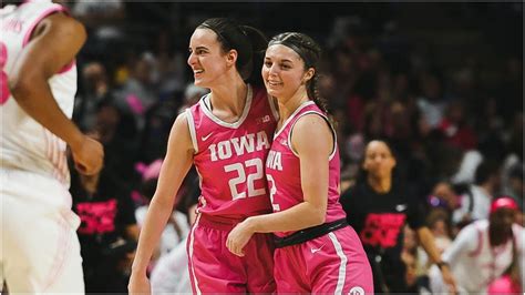 Hawkeyes Star Caitlin Clark Dishes Behind The Back Dime Notches Triple