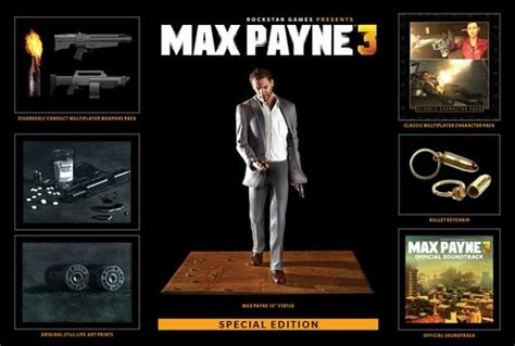 Rockstar Announce Max Payne 3 Special Edition Includes 10 Inch Max