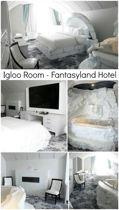 Igloo Room Fantasyland Hotel - Moms & Munchkins | Fantasyland hotel ...