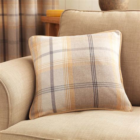 Highland Check Cushion Dunelm