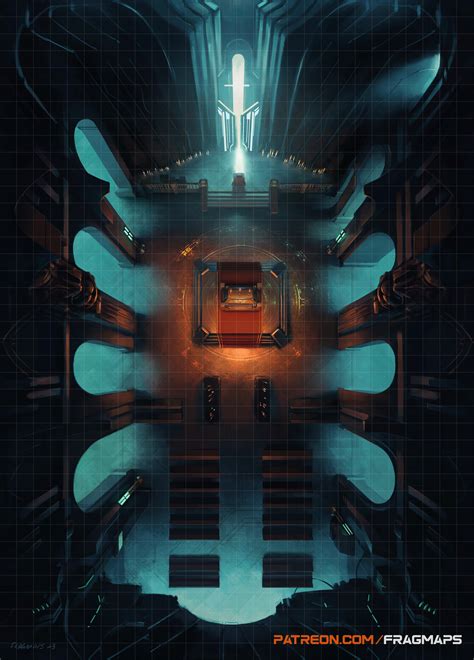 Cyberpunk Cathedral Battle Map R Shadowrun