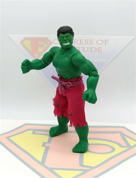 Vintage Mego Hulk Wgsh Marvel Action Figure All Original Complete