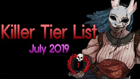 Dead By Daylight Killer Tier List July 2019 Youtube