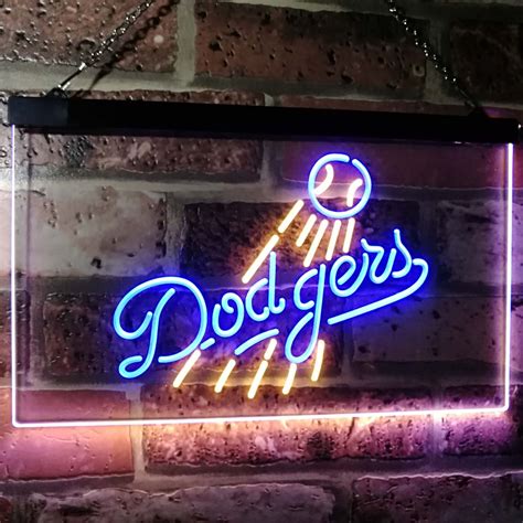 Los Angeles Dodgers Logo 1 Led Neon Sign Neon Sign Led Sign Shop What S Your Sign