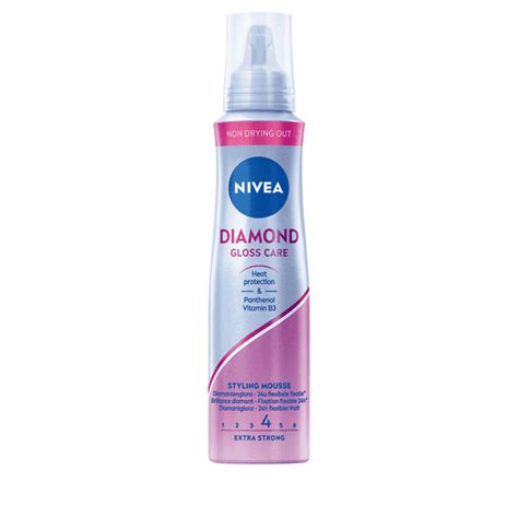 NIVEA Diamond Gloss Care Styling Mousse Haar Shop Ch