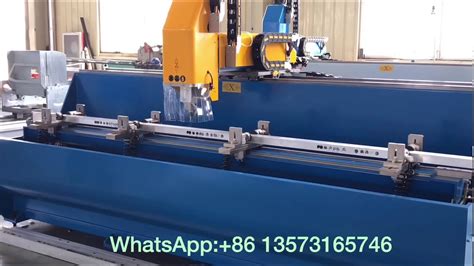 Skx Cnc Aluminum Profile Cnc Milling Machine Youtube