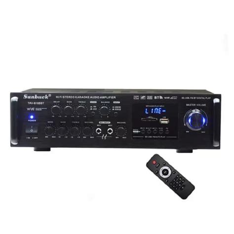 Amplificador De Pot Ncia Digital Karaoke Udio Home Theater Music Center