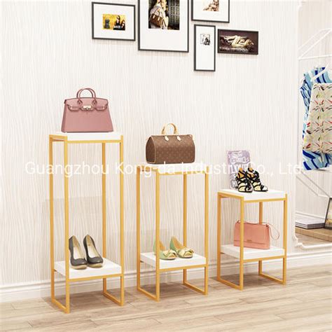 Ladies′ Handbags Display Shelf Handbag Showcase Bags Store Furniture