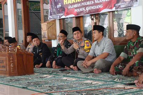 Jumat Curhat Kapolres Nganjuk Ajak Mewaspadai Bencana Akibat Curah