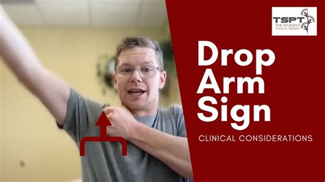 Drop Arm Test For Diagnosing Supraspinatus Tendon Tear Off