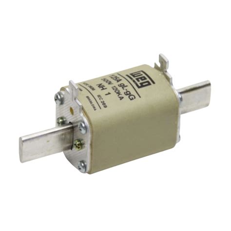 Fusível tipo NH retardado tamanho 1 FNH1 125 125AMP WEG Mundo