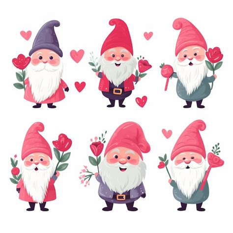 Premium Vector Valentines Day Gnome