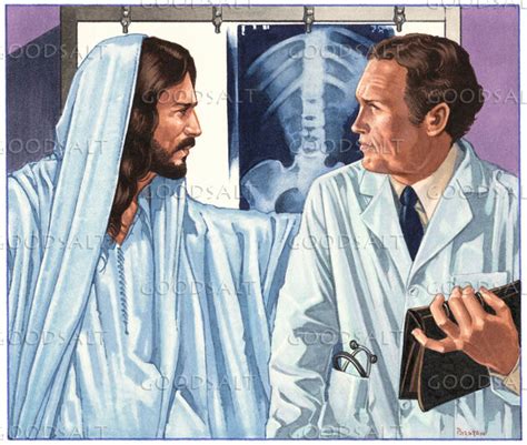 Jesus And Doctor In Medical Office Goodsalt