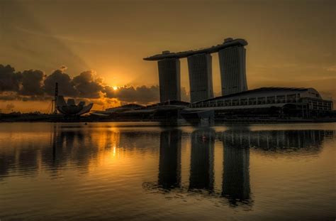 Marina Bay Sands Skypark Sunrise 2013 Flickr