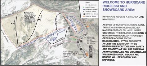 Hurricane Ridge Trail Map | SkiCentral.com