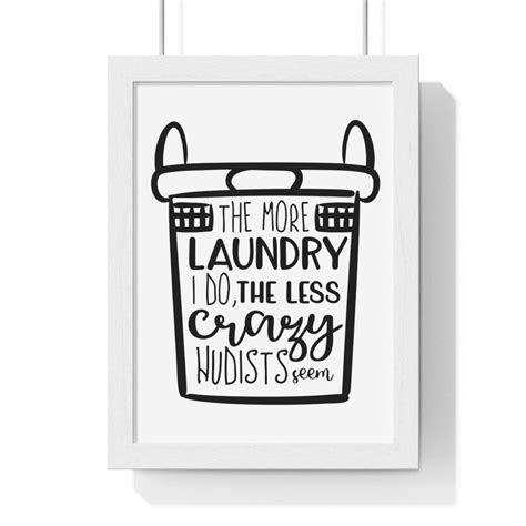 Laundry Room Wall Art Funny Laundry Room Decor Poster For Etsy Uk