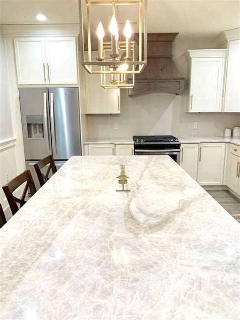 White Quartzite Countertops