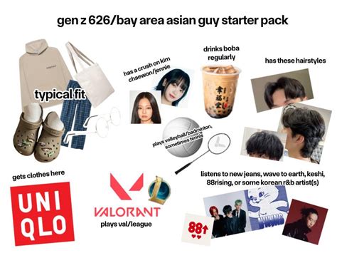 Gen Z 626 Bay Area Asian Guy Starterpack R Starterpacks