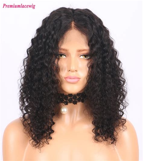 Brazilian Kinky Curly Bob Styles 14inch 150 Density Full Lace Wig