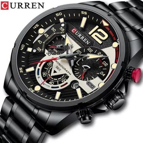 Reloj De Lujo Para Hombre Elegante Curren Color De La Correa