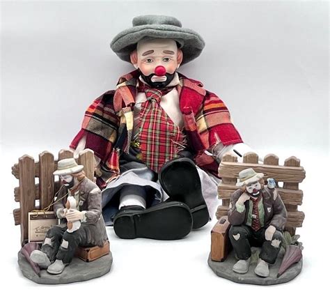 EMMET KELLY HOBO CLOWN FIGURINES & DOLL | Live and Online Auctions on ...