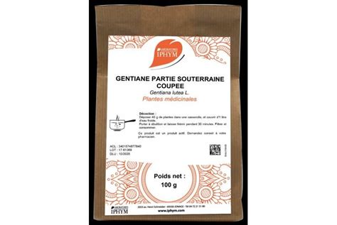 Gentiane Racine coupée 100 g