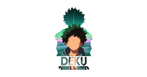 Deku Silhouette Anime T Shirt Teepublic