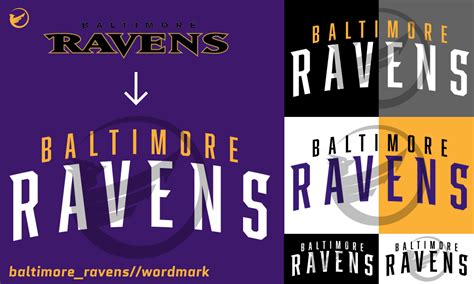 Baltimore Ravens Logo Redesign Concept On Behance