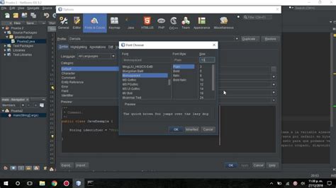 Personalizaci N De Netbeans Youtube