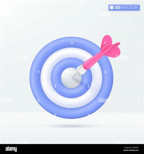 Dart Arrow Pink Hit Center Icon Symbols Business Finance Target Goal