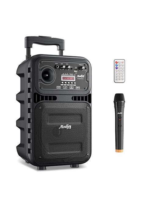 Moukey Karaoke Machine PA System With 10 Subwoofer Portable