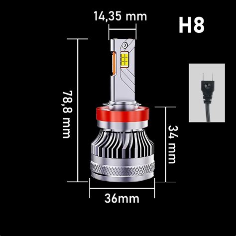 Żarówki LED H8 S Series S12 160W 30000LM Canbus Ultra Mocne SKLEPLEDY