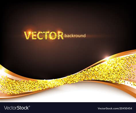 Gold Abstract Elegant Background Royalty Free Vector Image