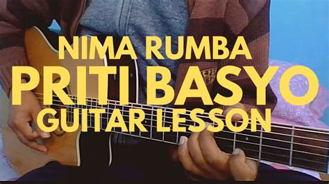 Nima Rumba Priti Basyo Guitar Lesson Guitar Chords Youtube