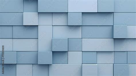 Pastell Blue Blocks Closeup Of Mosaic Squares Graphics For