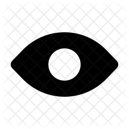 Eye View Icon - Download in Glyph Style