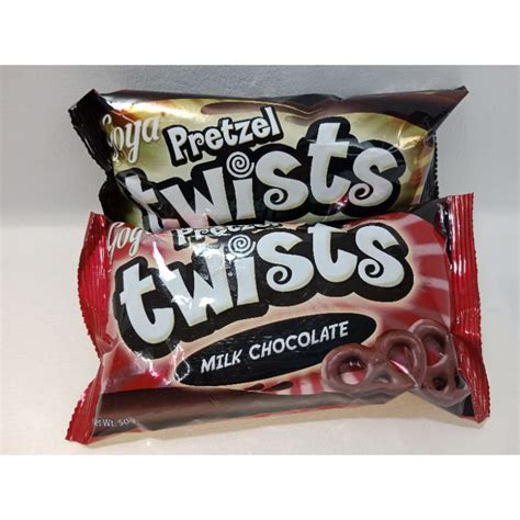 Goya Pretzel Twists Chocolate 50g Shopee Philippines