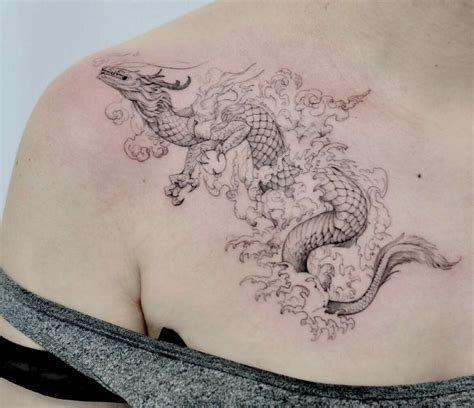 Women S Feminine Dragon Tattoo Ideas That Will Blow Your Mind